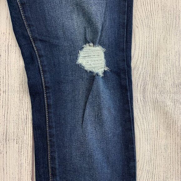 Guess Jeans 30 X 32 Dark Wash Mid Rise Curvy Skinny - Picture 4 of 16